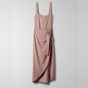 Aritzia Midi Wrap Dress size xs